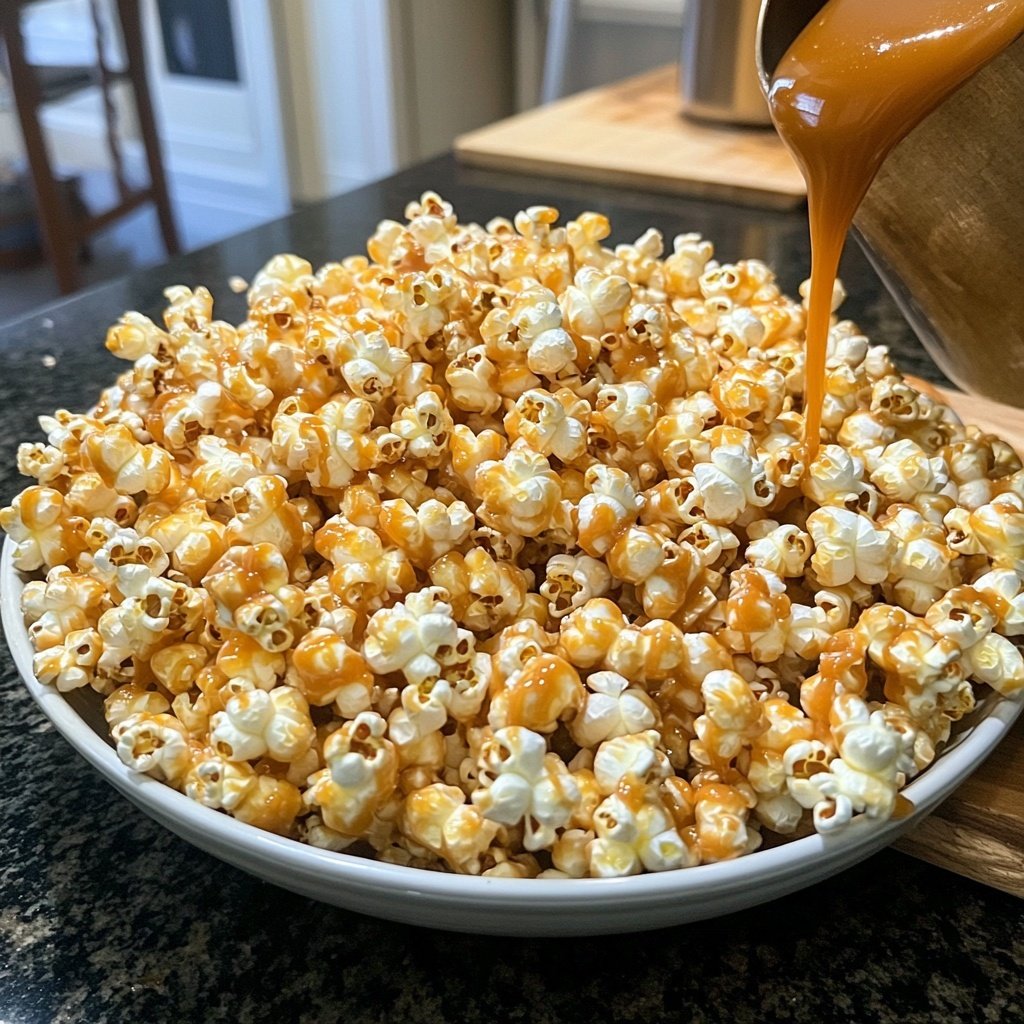 Quick Caramel Corn