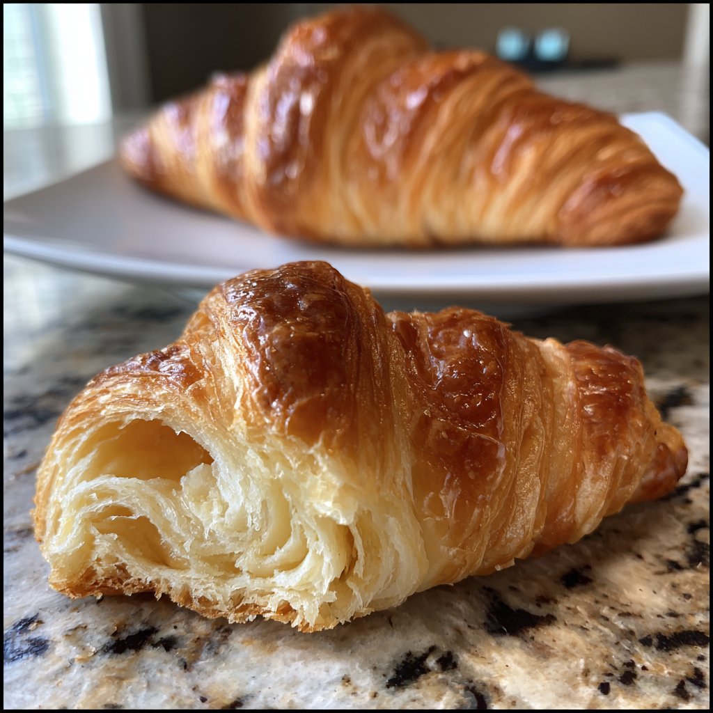 Buttery Homemade Croissants