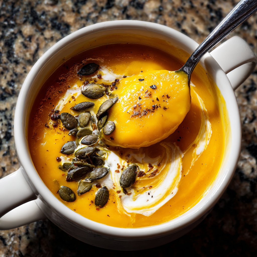 Spicy Pumpkin Squash Soup