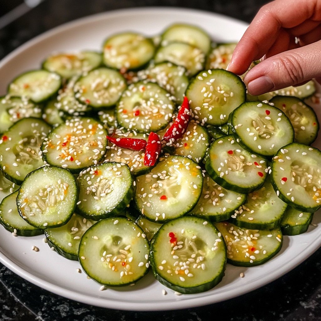 Easy Asian Cucumber Salad