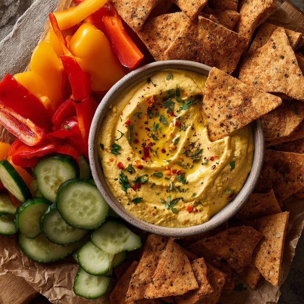 Healthy Snack Hummus Snack Boxes