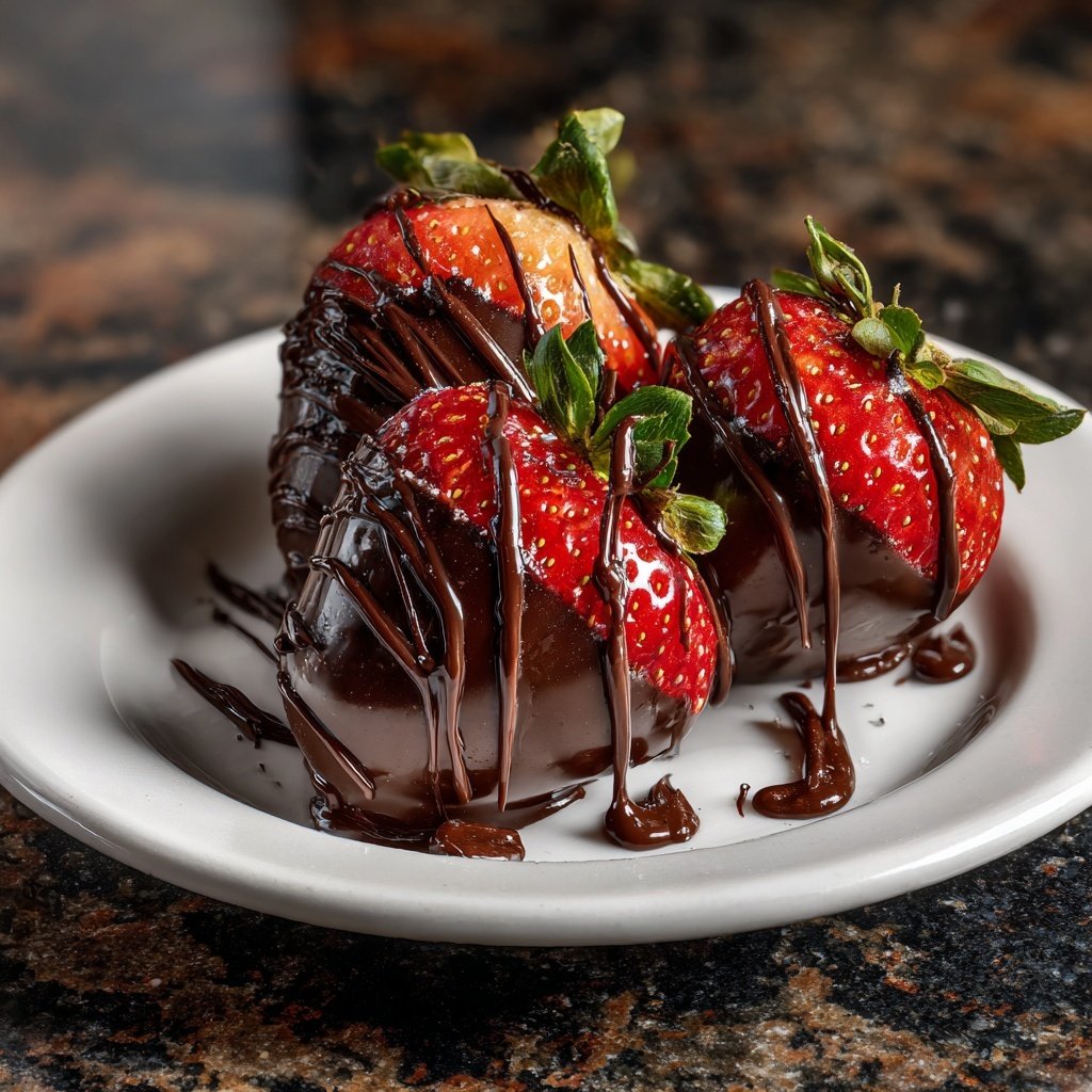 Dubai Style Chocolate Strawberry Dessert