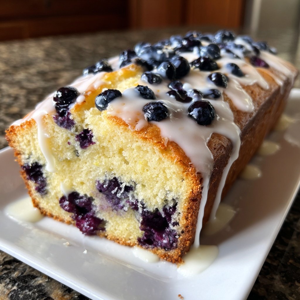 Baking & Desserts Lemon Blueberry Loaf Cake
