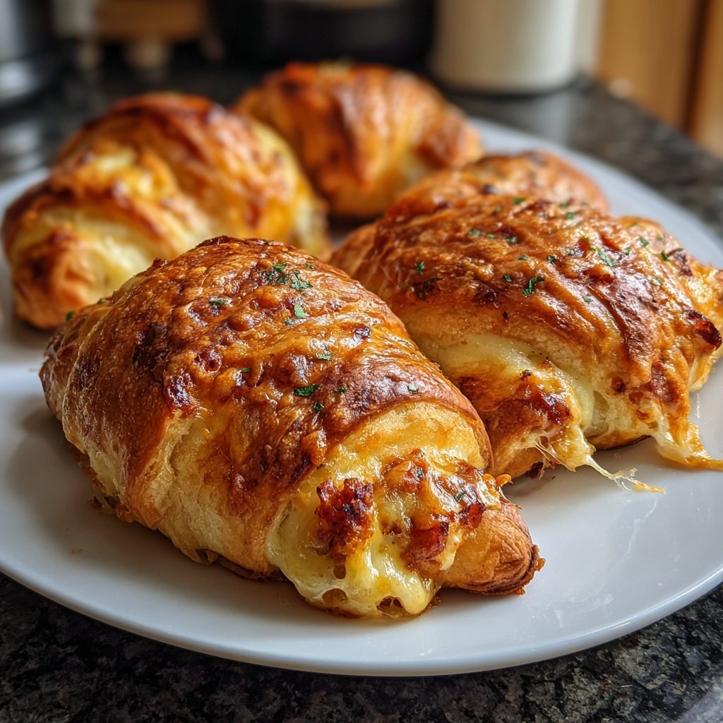 Super Bowl Party Food Stuffed Crescent Rolls