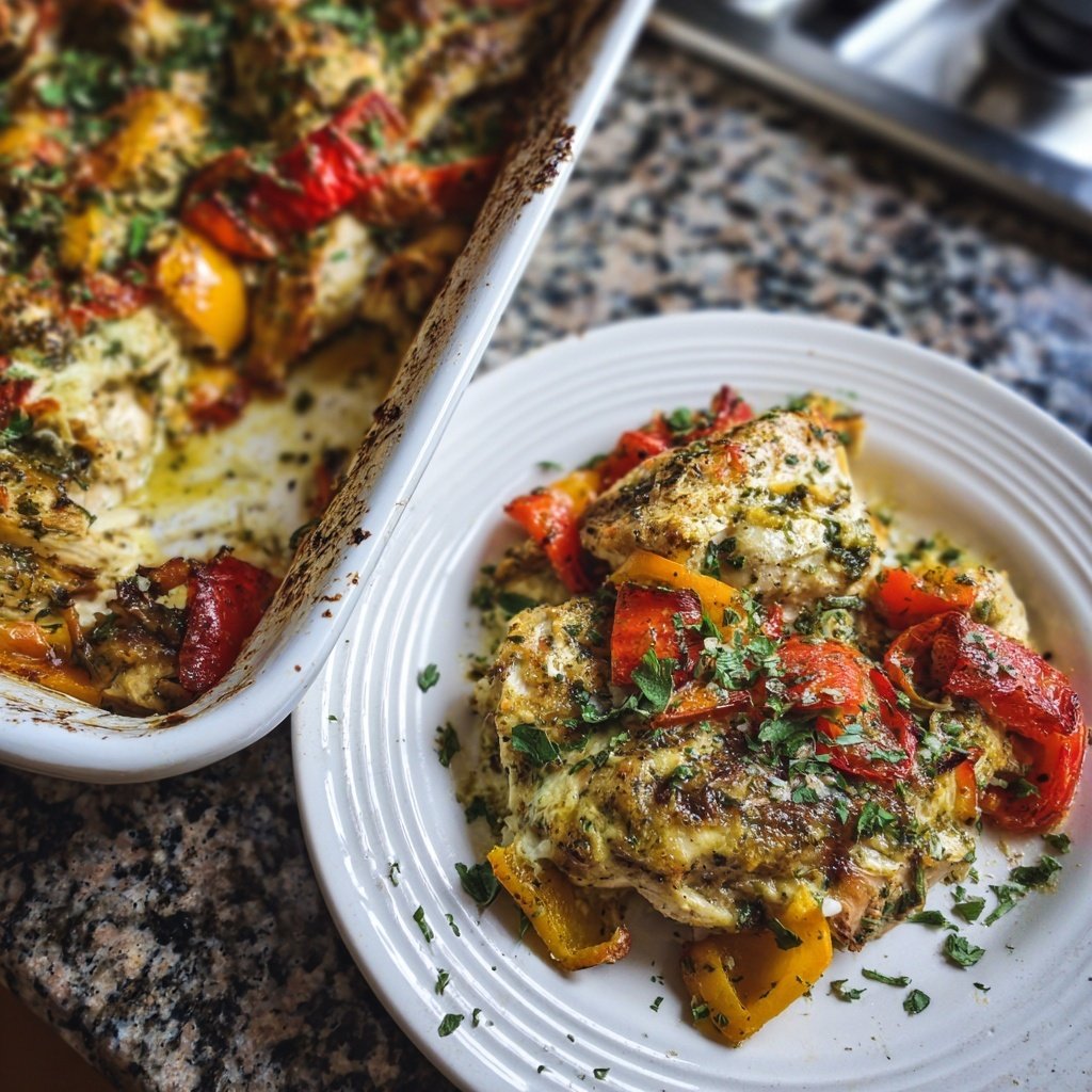 Easy Healthy Chicken And Vegetable Bake