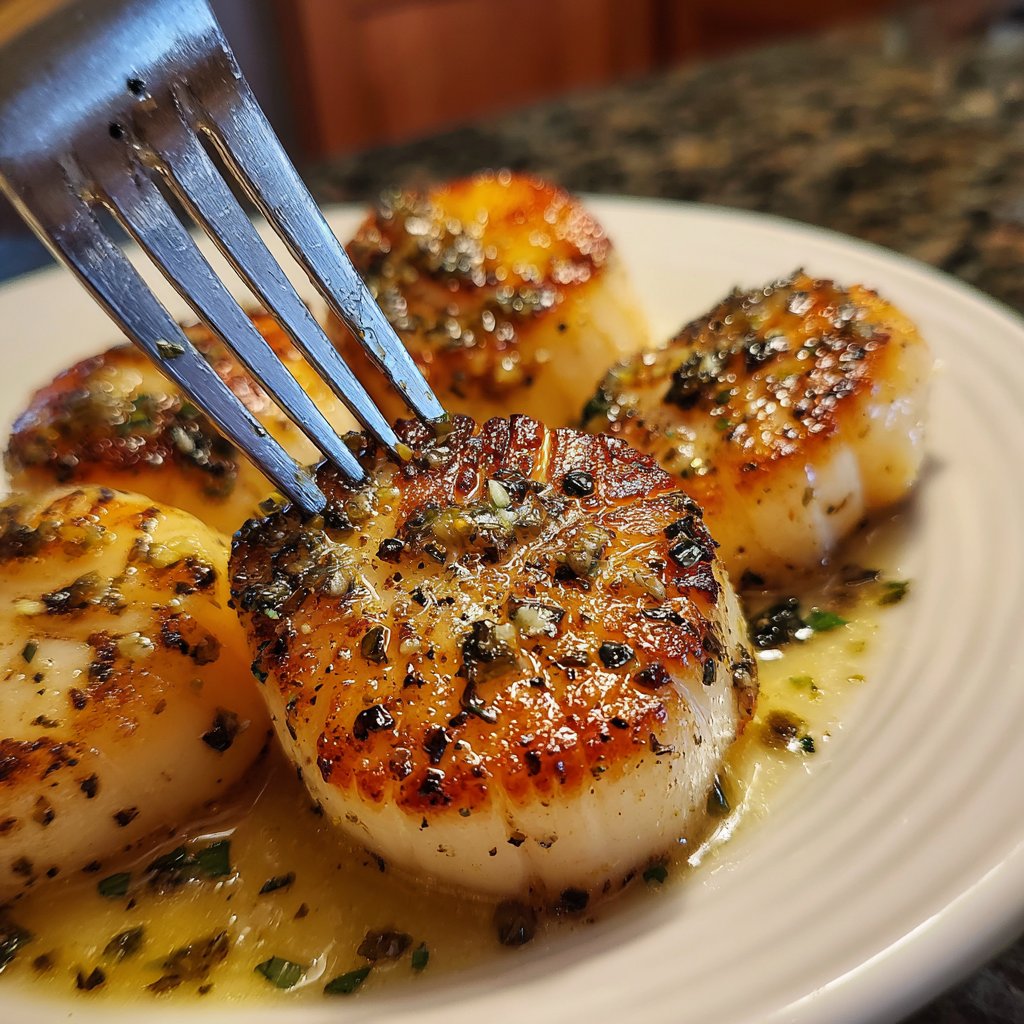 Pan-Seared Scallops with Vanilla Beurre Blanc