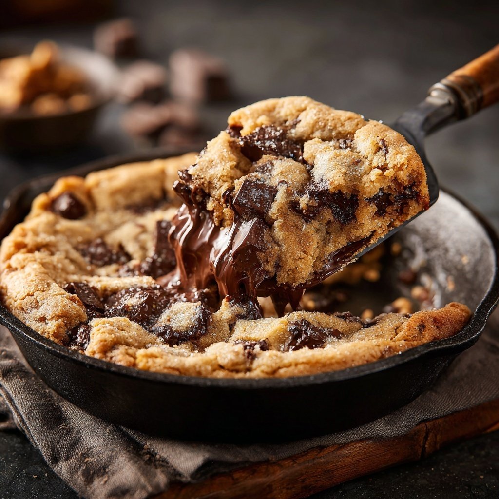 Chocolate Chip Skillet Cookie