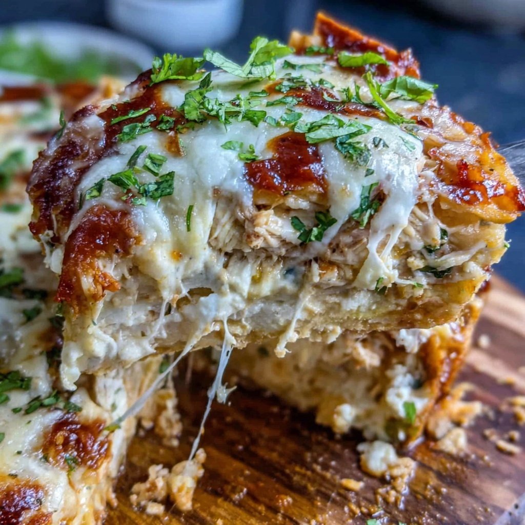 Shredded Chicken Enchilada Casserole