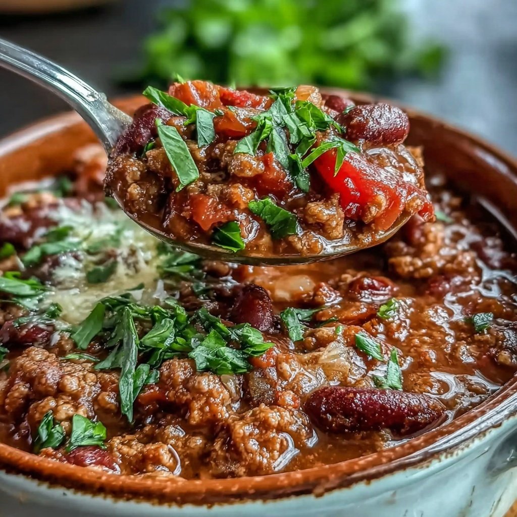Ground Turkey Chili With Beans