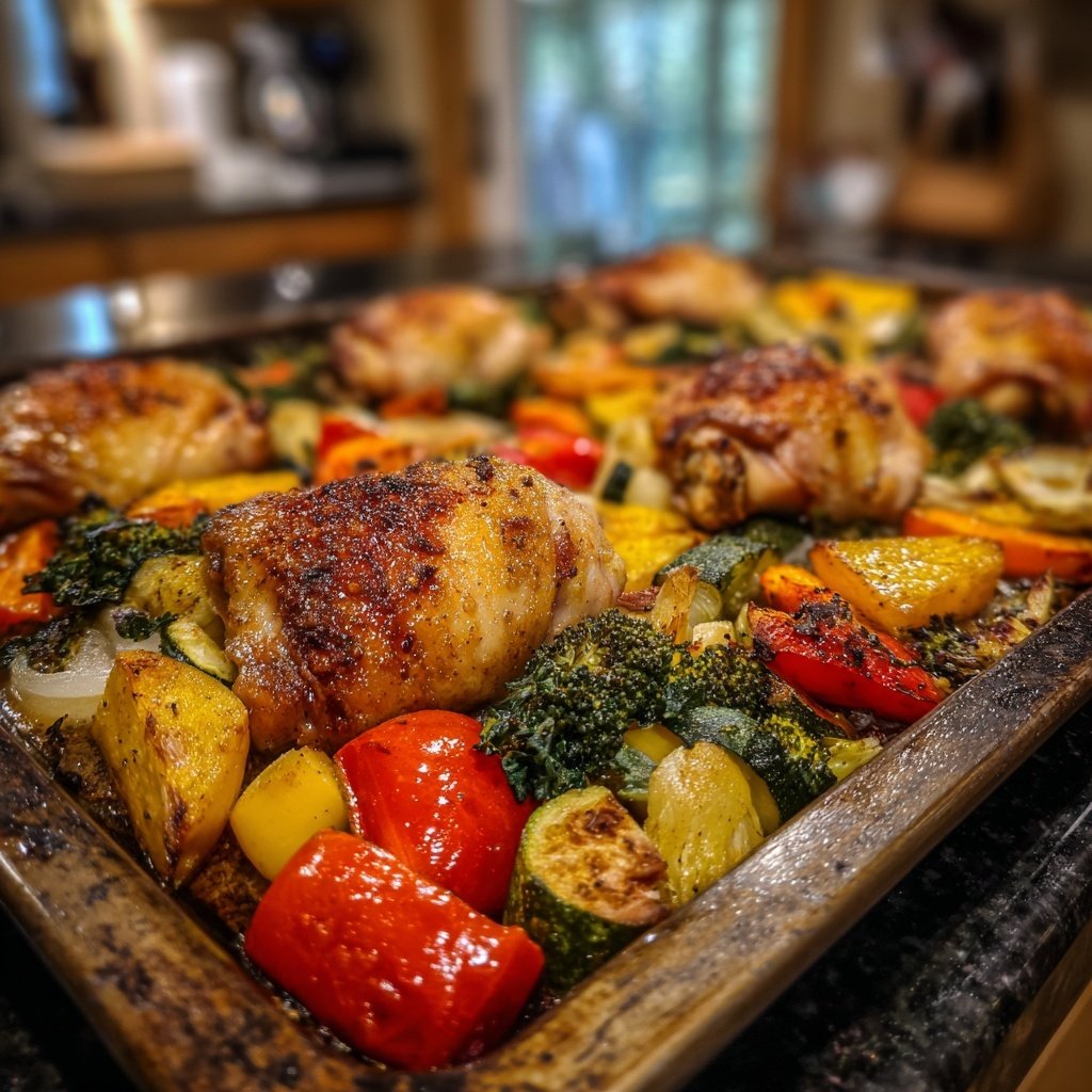 Easy Sheet Pan Dinner With Chicken